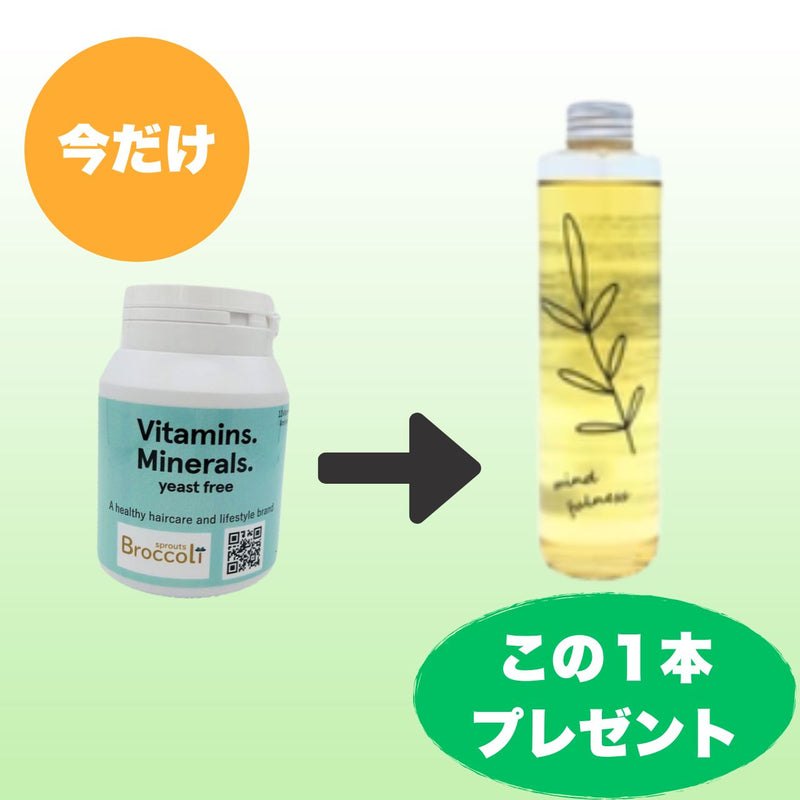 【限定商品】ビタミン+ミネラル （マインドフルネスシャンプー１本プレゼント🎁）